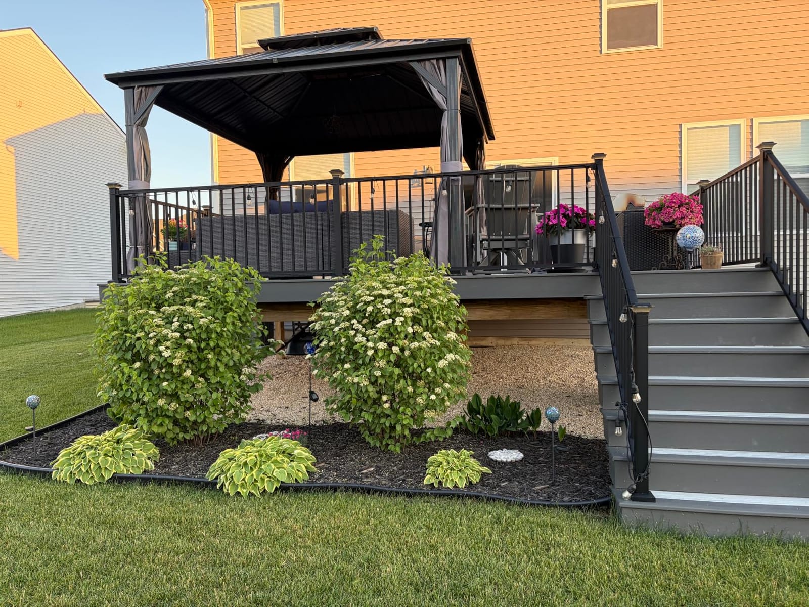 Domi 11.2x14.6FT Solarium Sunroom Kit, Outdoor Enclosed Patio Sunroom Gazebo with Aluminum Frame, Permanent Freestanding Hardtop Gazebo with 2 Sliding Doors (Front and Rear), Movable PVC Windows customer photo 1