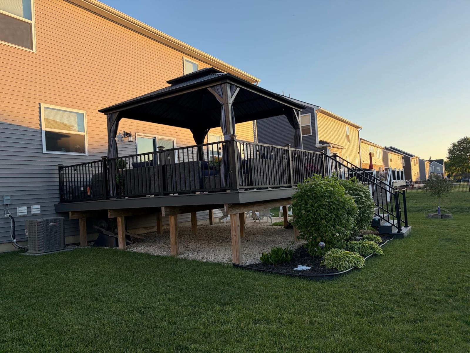 Domi 11.2x14.6FT Solarium Sunroom Kit, Outdoor Enclosed Patio Sunroom Gazebo with Aluminum Frame, Permanent Freestanding Hardtop Gazebo with 2 Sliding Doors (Front and Rear), Movable PVC Windows customer photo 2