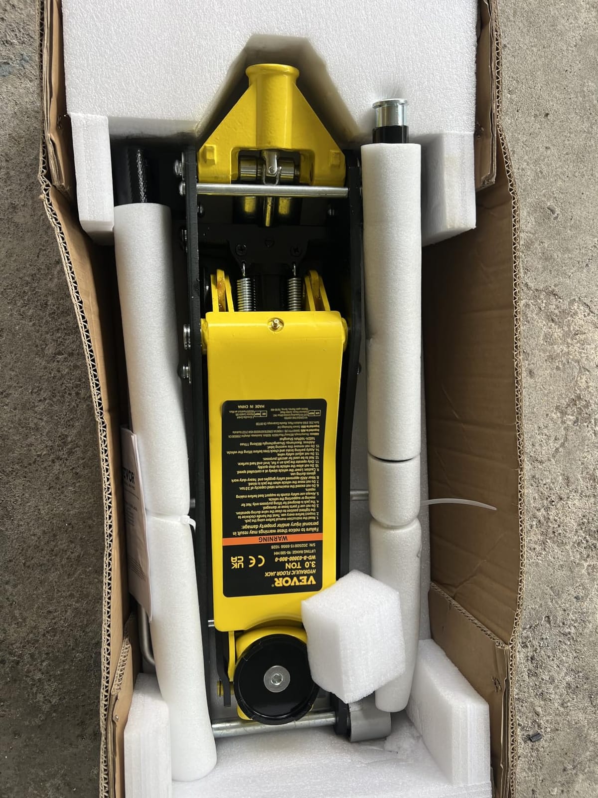 VEVOR Low Profile Floor Jack 2 Ton (4400 lbs), Heavy Duty Aluminum Hydraulic Racing Floor Jack, Hydraulic Car Jack, Dual Piston Quick Lift Pump, 3.2