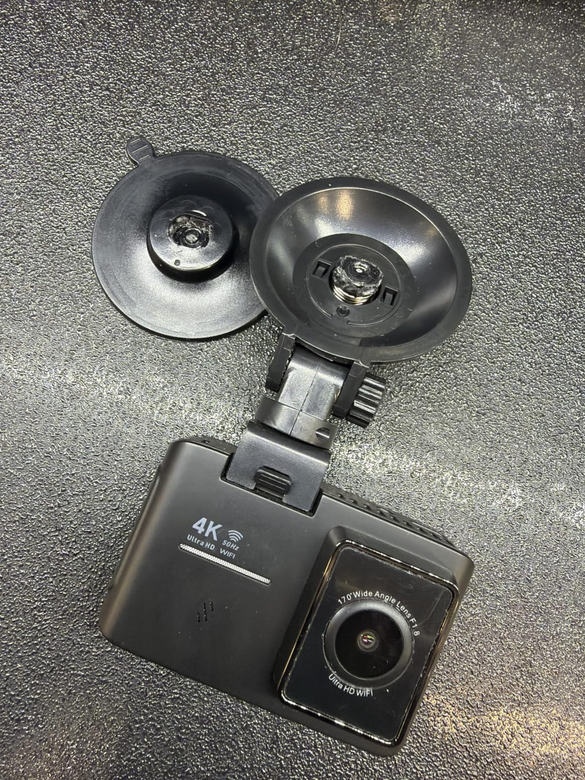 Dash Cam Front and Rear: 4K Dual Channel Dash Cam - 5GHz WiFi, Dash Camera for Cars with 64GB Card, 2