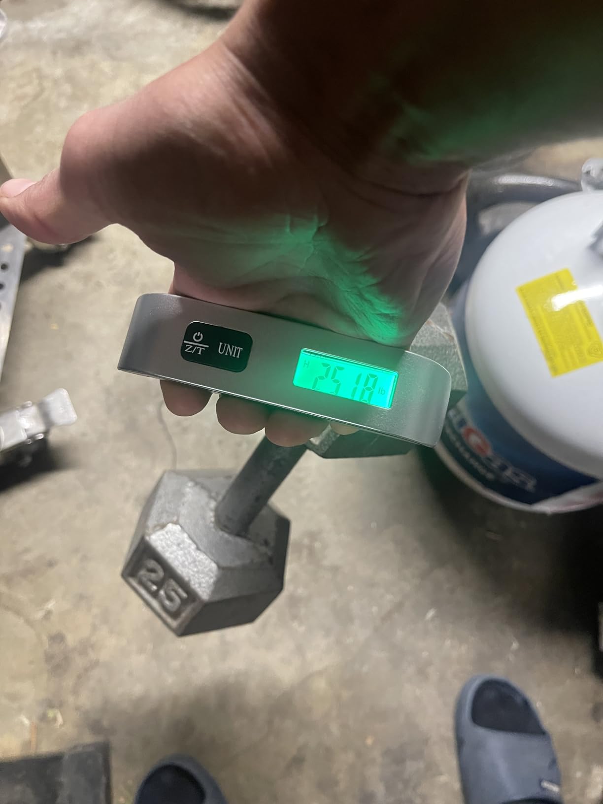 Luggage Scale, 110lb/50kg Portable Luggage Weight Scale, Silver customer photo 1
