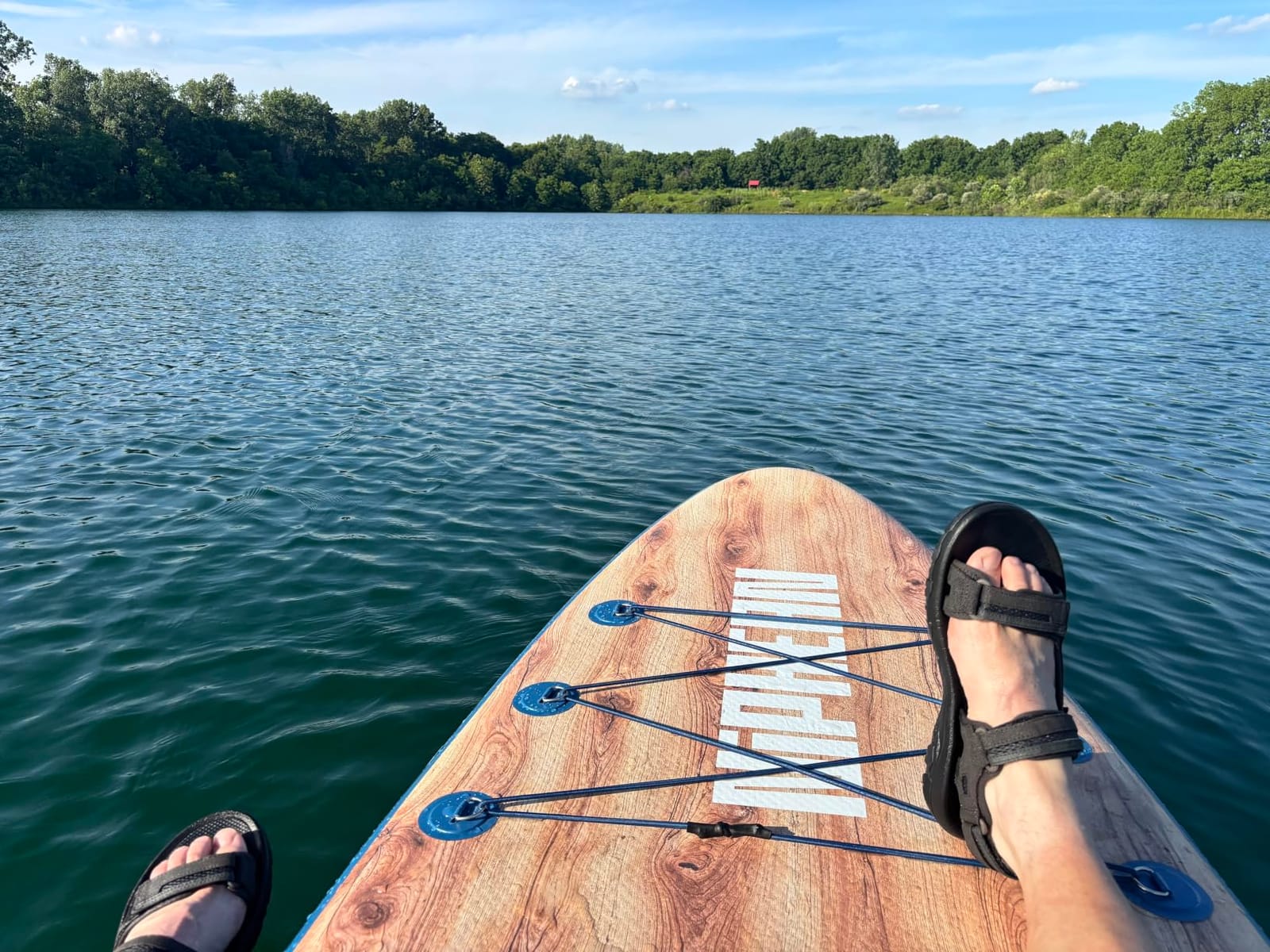 Niphean Inflatable Stand Up Paddle Board with SUP Accessories customer photo 1