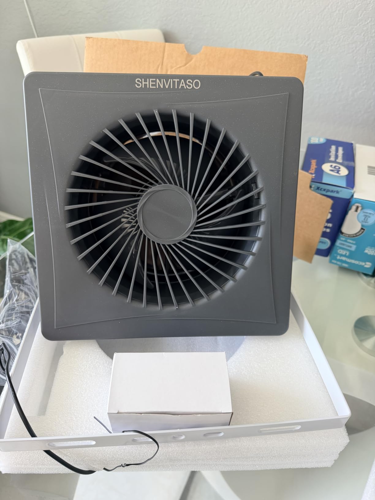 Solar Exhaust Fan, 25W Solar Panel + 8