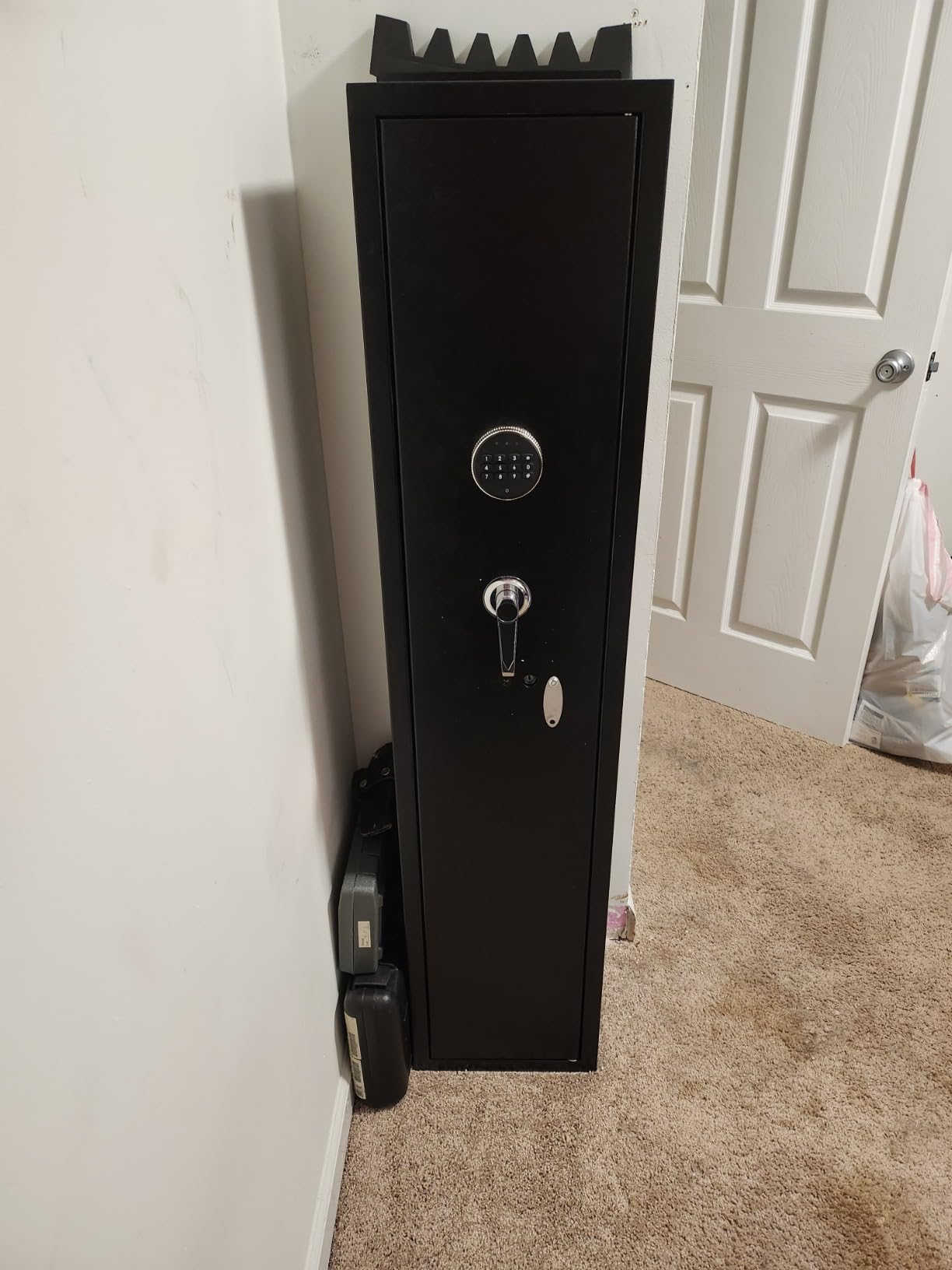 INTERGREAT 12-15 Gun Safe, Large Gun Safe for Rifles and Pistols, Quick Access Rifle Safe with 3 Removable Gun Racks and 4 Pistol Pockets, Digital Gun Cabinet with Dual Alarm and Sleep Mode customer photo 1