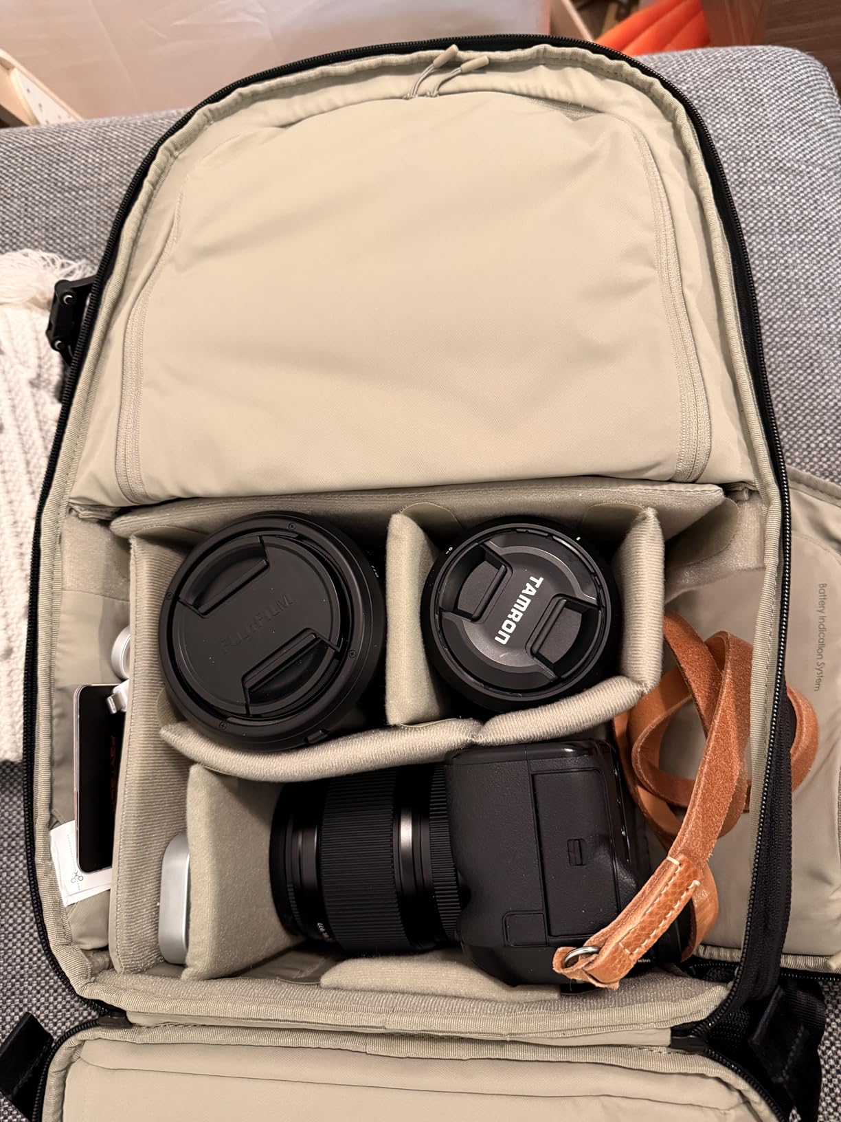 PGYTECH OneGo Lite Camera Backpack 22L Lightweight Camera Bag Black | Drone Backpack for Sony/Canon/Fujifilm, DSLR/Mirrorless, Urban Weekend Water-Resistan Photography Pack for 14