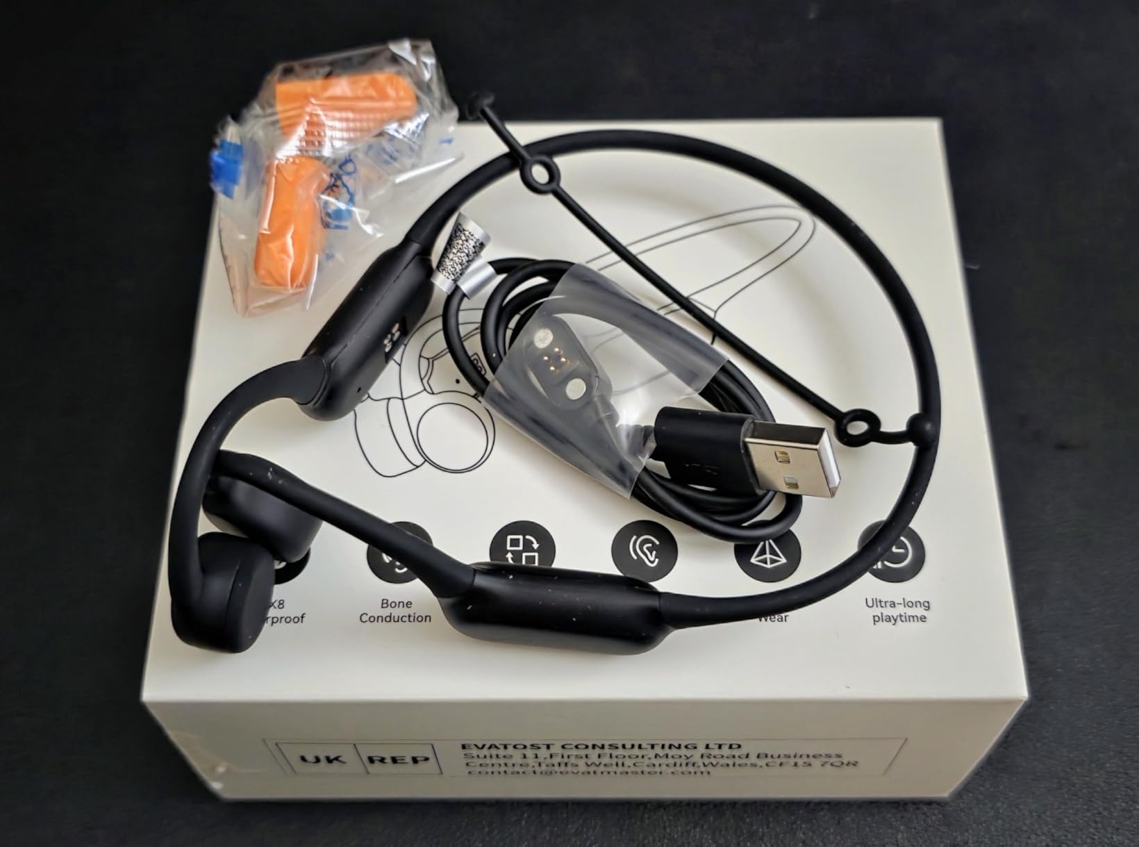 PSIER Bone Conduction Headphones, IPX8 Waterproof MP3 Mode for Underwater customer photo 2