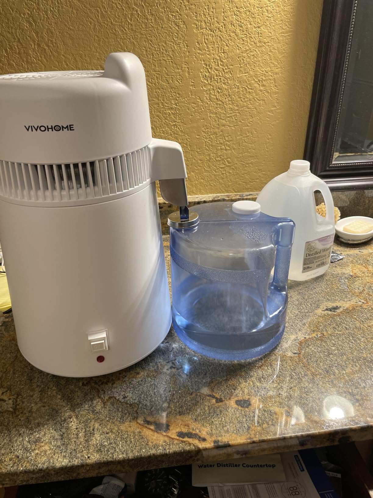VIVOHOME 1.6 Gallon/6L 900W Water Distiller Countertop customer photo 2