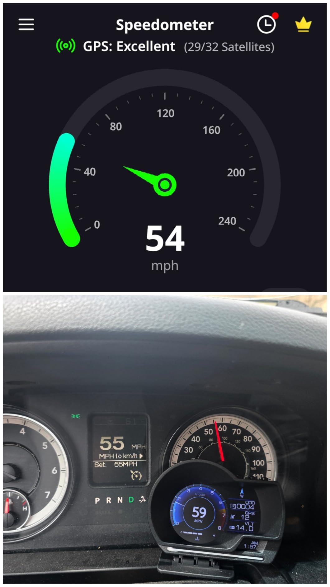 MH Head Up Display for Car, OBD2+GPS Dual System, OBD2 Gauge Display, GPS Speedometer, Tachometer, Water Temp, Volt, Overspeed Alarm Fault Diagnosis customer photo 1
