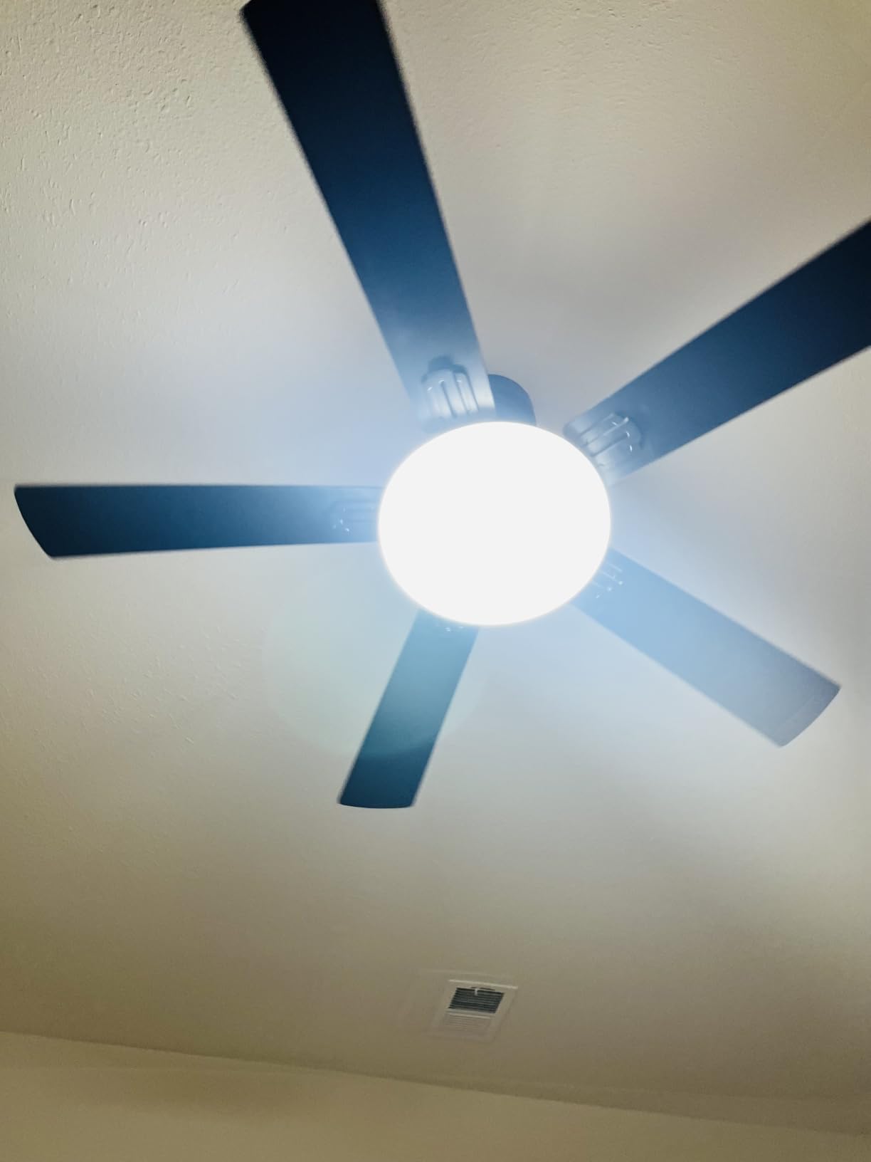 Passky 52 Inch Black Sleek Ceiling Fans with Lights, Remote Control customer photo 2