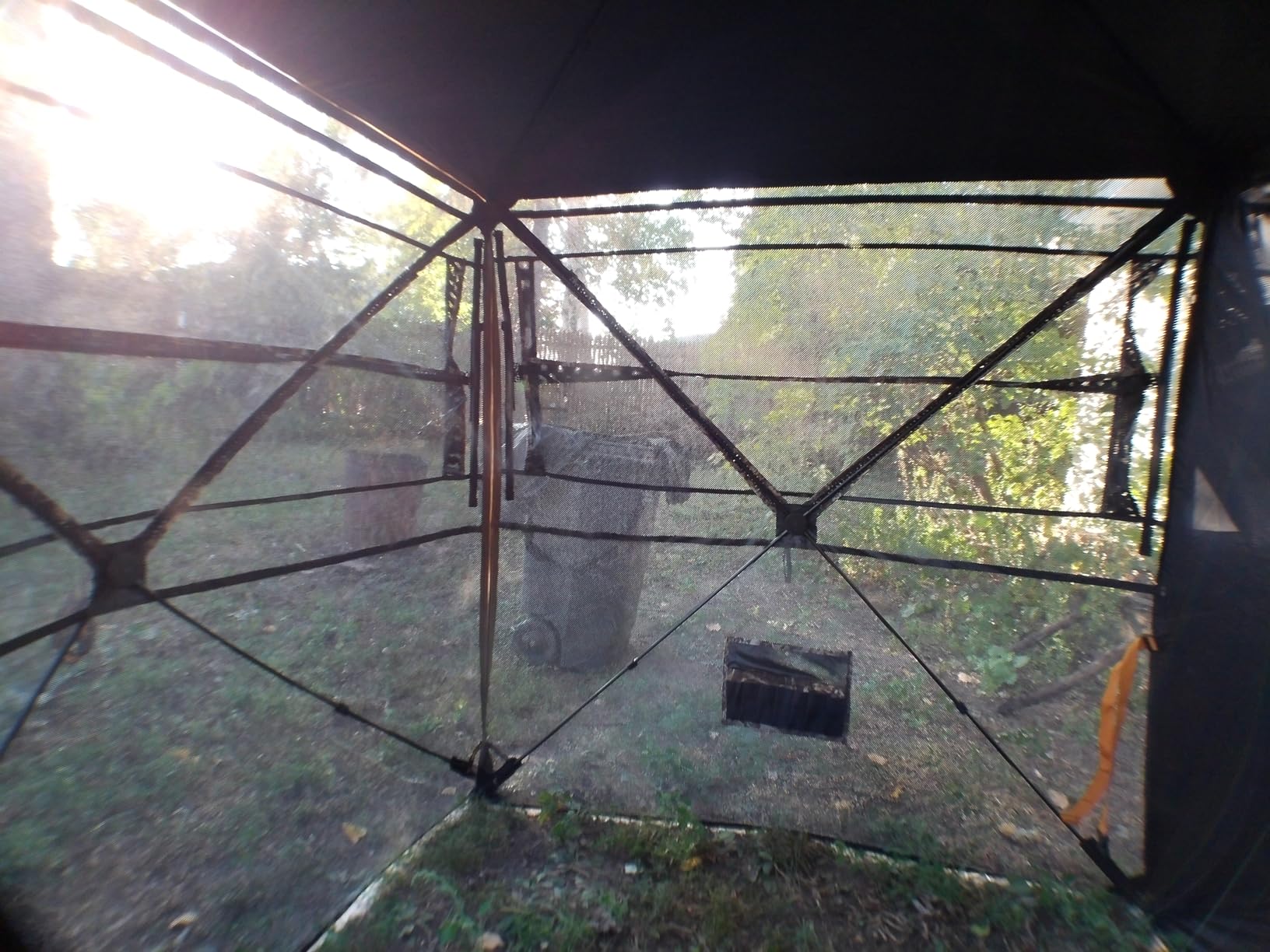 FLISSA Hunting Blind, 270/360 See-Through Ground Blind for Deer Hunting customer photo 2