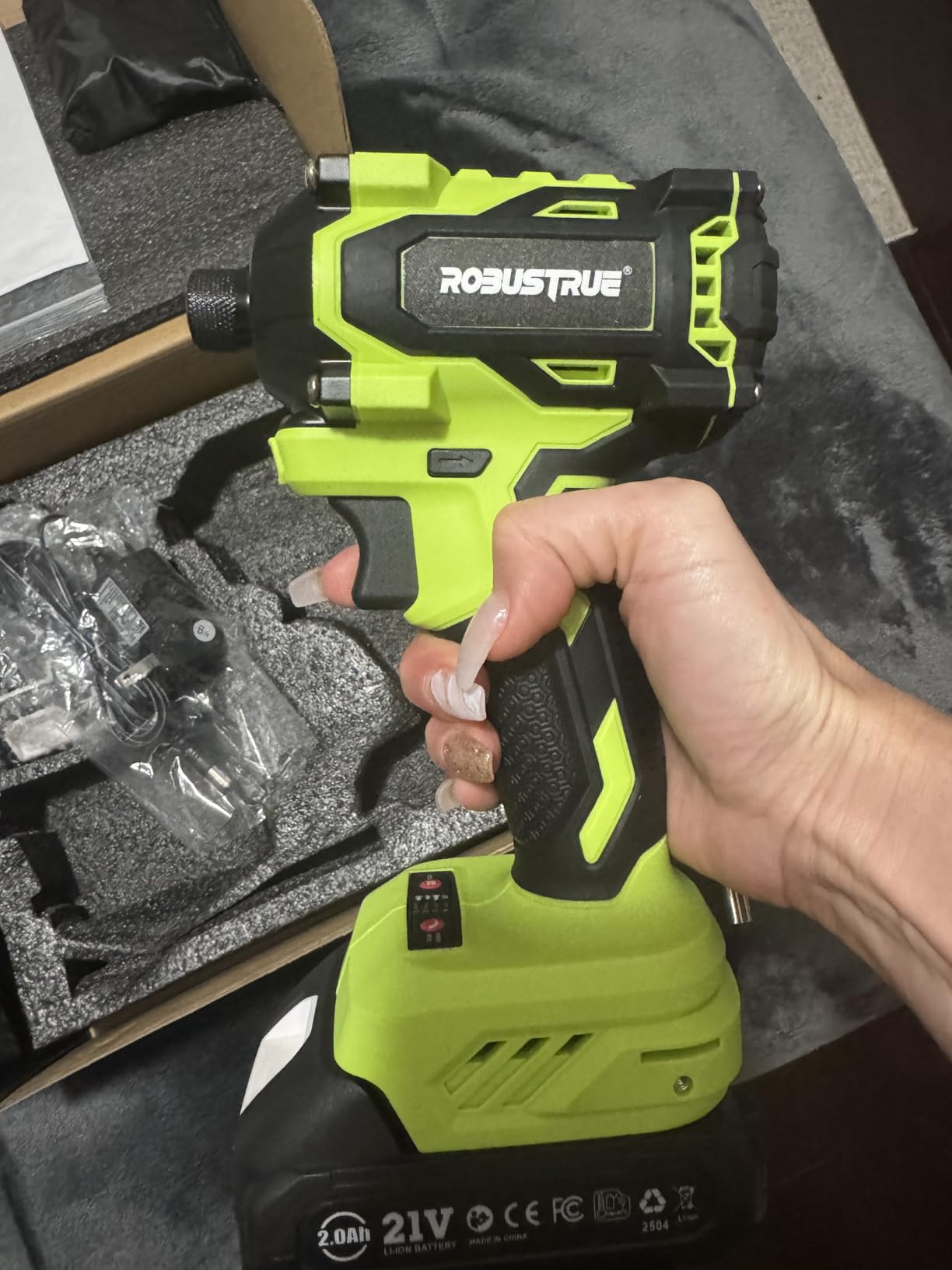 Robustrue Impact Driver: 21V 1/4