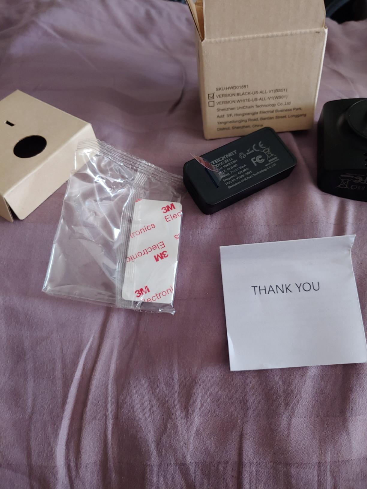 TECKNET Non-APP Solar RGB Wireless Driveway Alarm customer photo 1