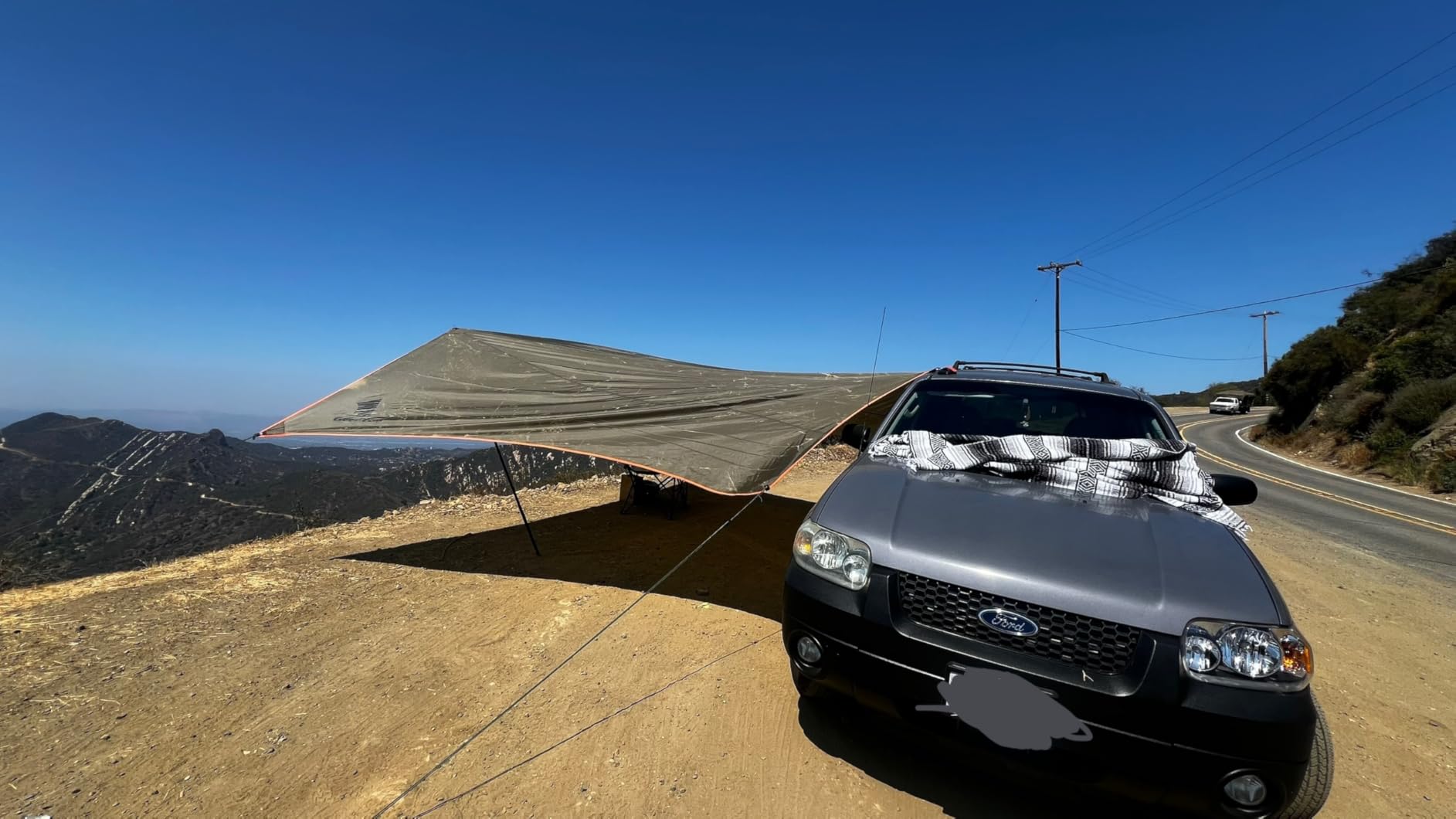 GEERTOP Car Side Awning 19 x 11 FT, Waterproof Camping Vehicle Shelter customer photo 2