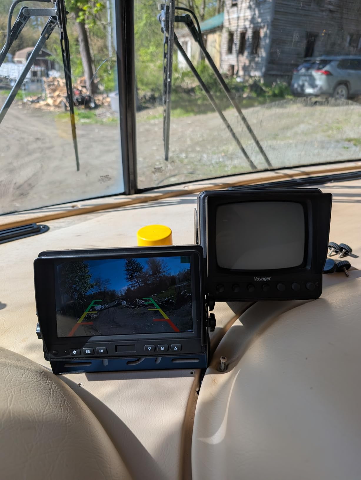 Dual RV Backup Camera for Truck - 7 Inch HD Split Screen Reverse Camera customer photo 2
