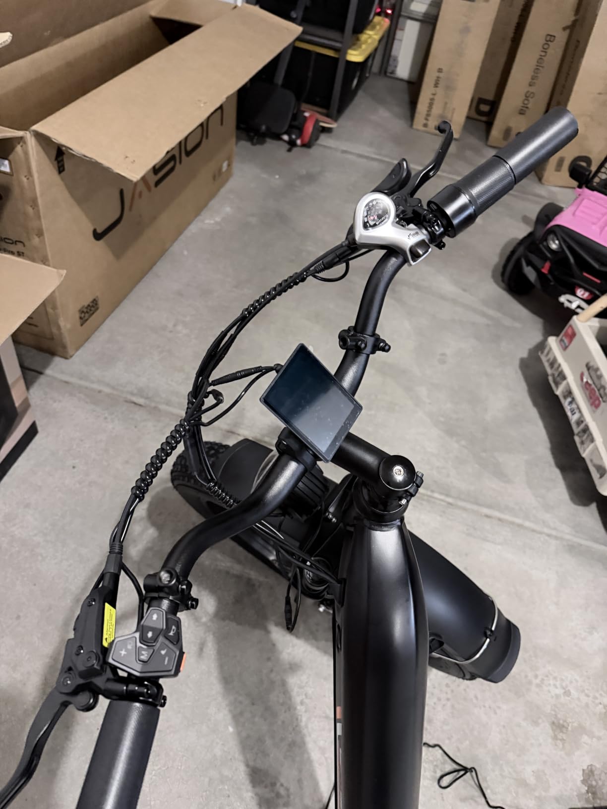 Jasion Thunder Electric Bike,1800W Peak Ebikes for Adults,26''Fat Tire Best Ebike for Men,80 Miles with 864Wh Battery,30+MPH Max Speed Bicycles,400LB Capacity,Certified by UL2849 customer photo 1