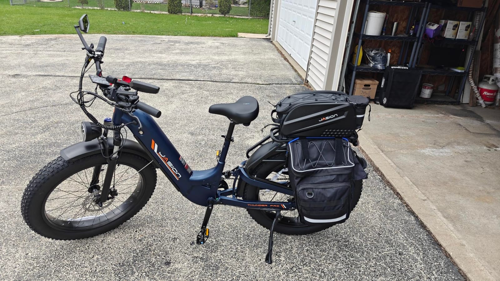 Jasion Thunder Electric Bike,1800W Peak Ebikes for Adults,26''Fat Tire Best Ebike for Men,80 Miles with 864Wh Battery,30+MPH Max Speed Bicycles,400LB Capacity,Certified by UL2849 customer photo 2