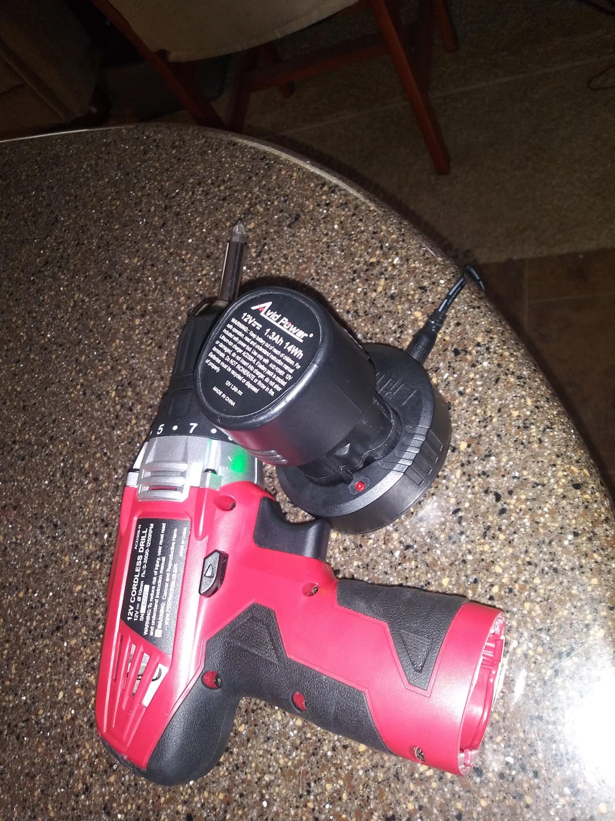 AVID POWER 12V Brushless Cordless Power Drill Driver Set 28Nm 2.0Ah Battery customer photo 2