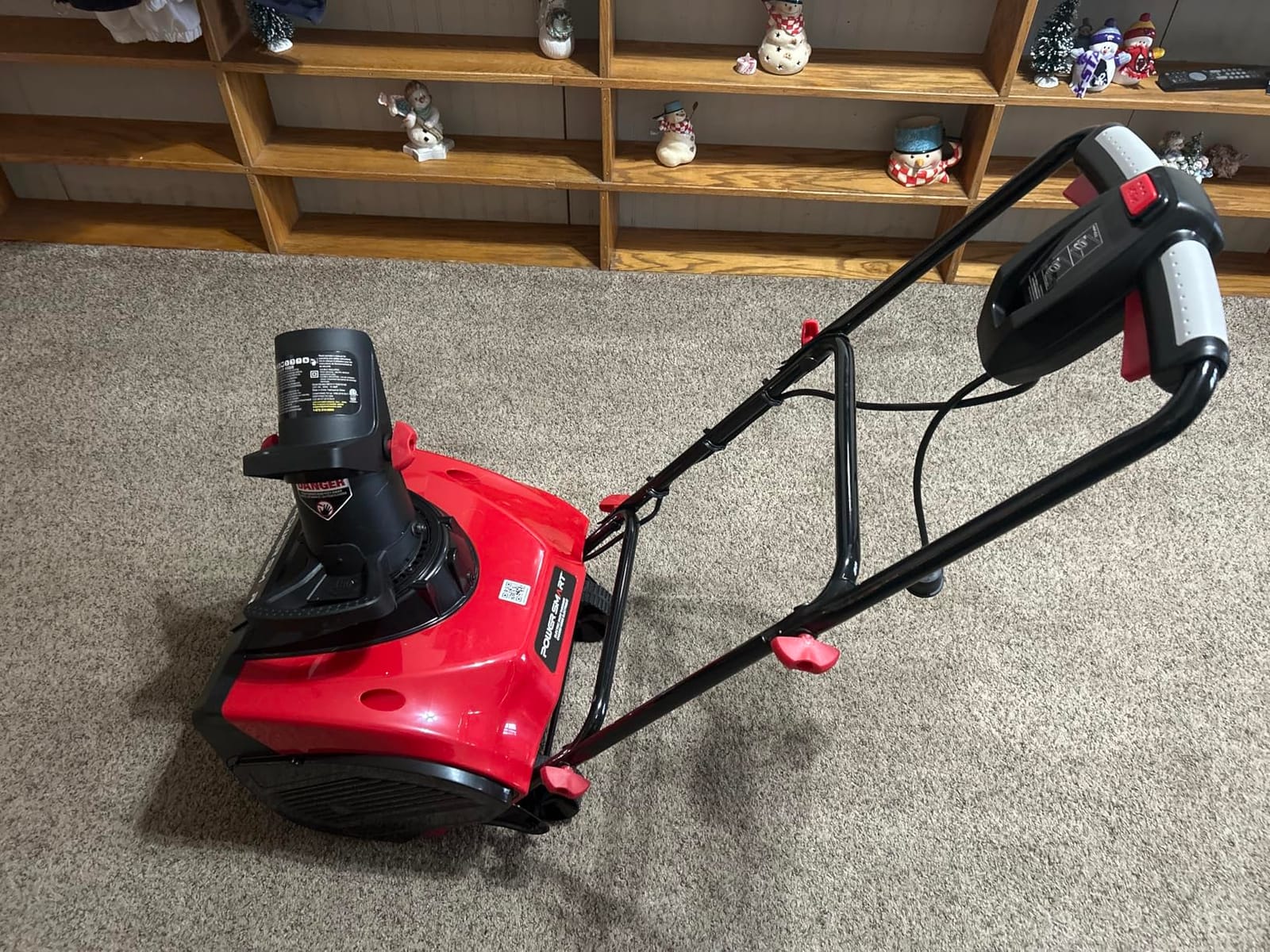 PowerSmart Electric Snow Blower, 21-Inch Corded Snow Thrower, 15-Amp, with LED Light for Yard Driveway Deck customer photo 1