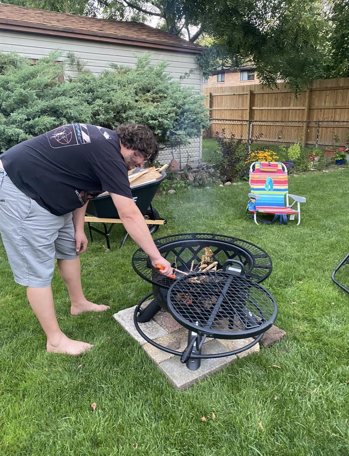 Bali Outdoors Fire Pit with Poker customer photo 1