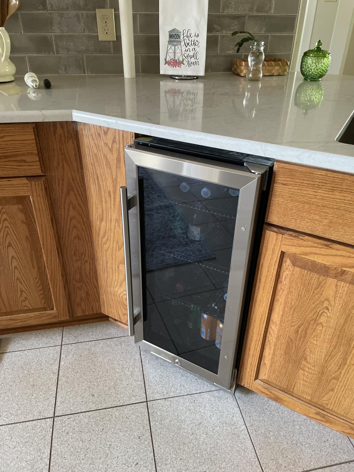 Feelfunn 24 Inch Beverage Refrigerator,180 Cans Outdoor Refrigerator customer photo 1