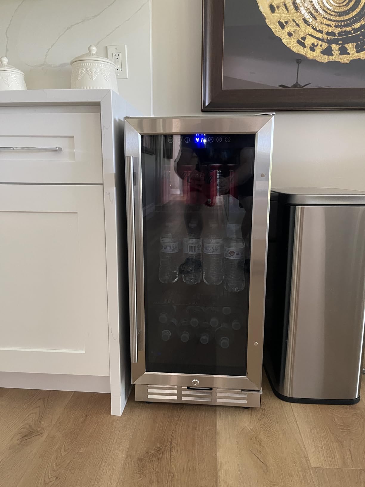 Feelfunn 24 Inch Beverage Refrigerator,180 Cans Outdoor Refrigerator customer photo 2