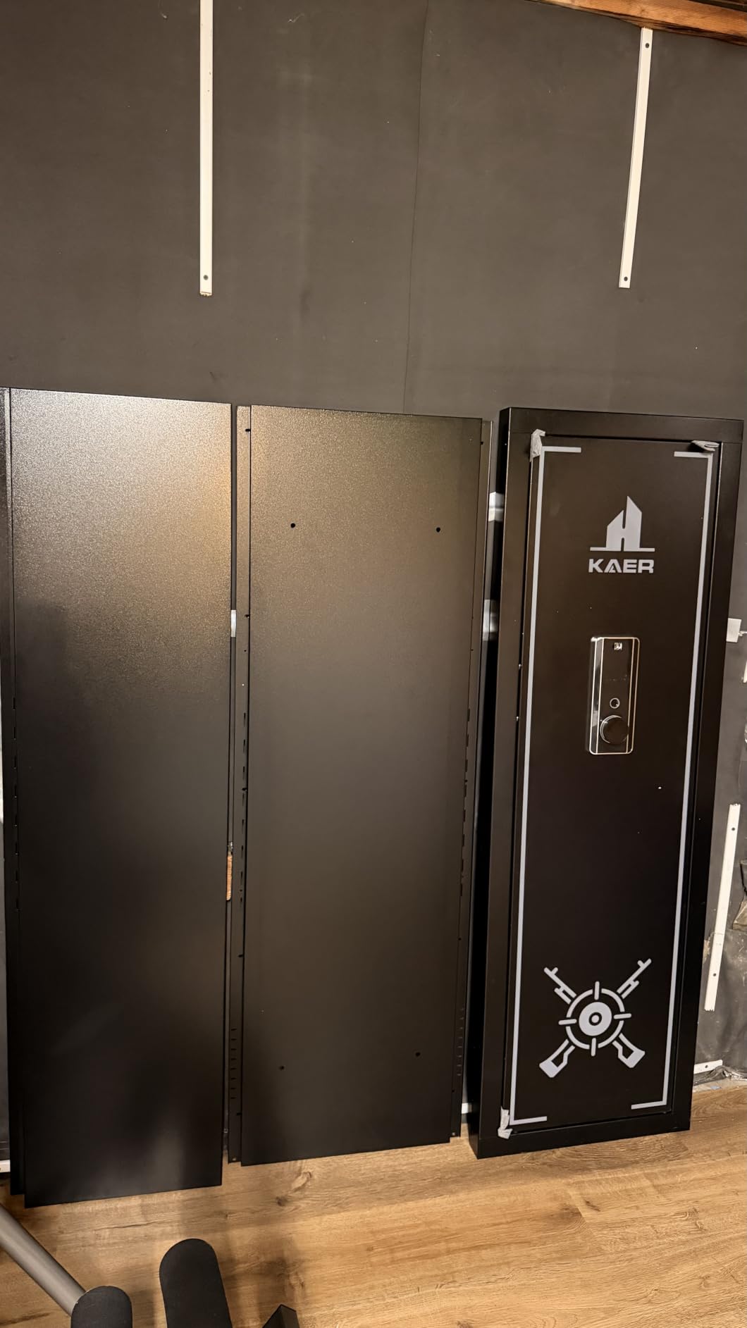 KAER Biometric Gun Safe Rifle,Gun Safes for Rifles and Pistols Holds 14-15 Firearms with Adjustable Racks & Pistol Storage,Fingerprint Keypad Lock Gun Cabinet for Home & Hunting for Enthusiasts customer photo 2