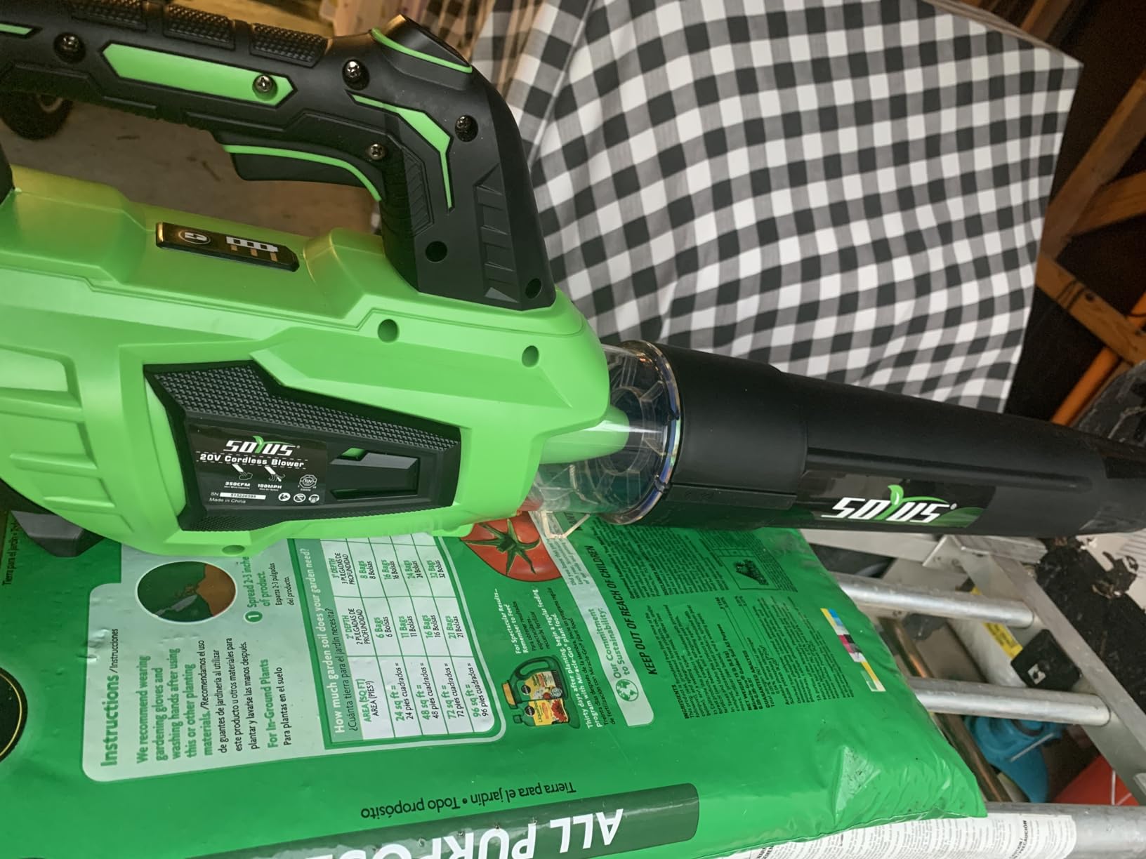 SOYUS 40V Cordless Leaf Blower & Vacuum 3-in-1, Leaf Vacuum for Yard, Lawn customer photo 1