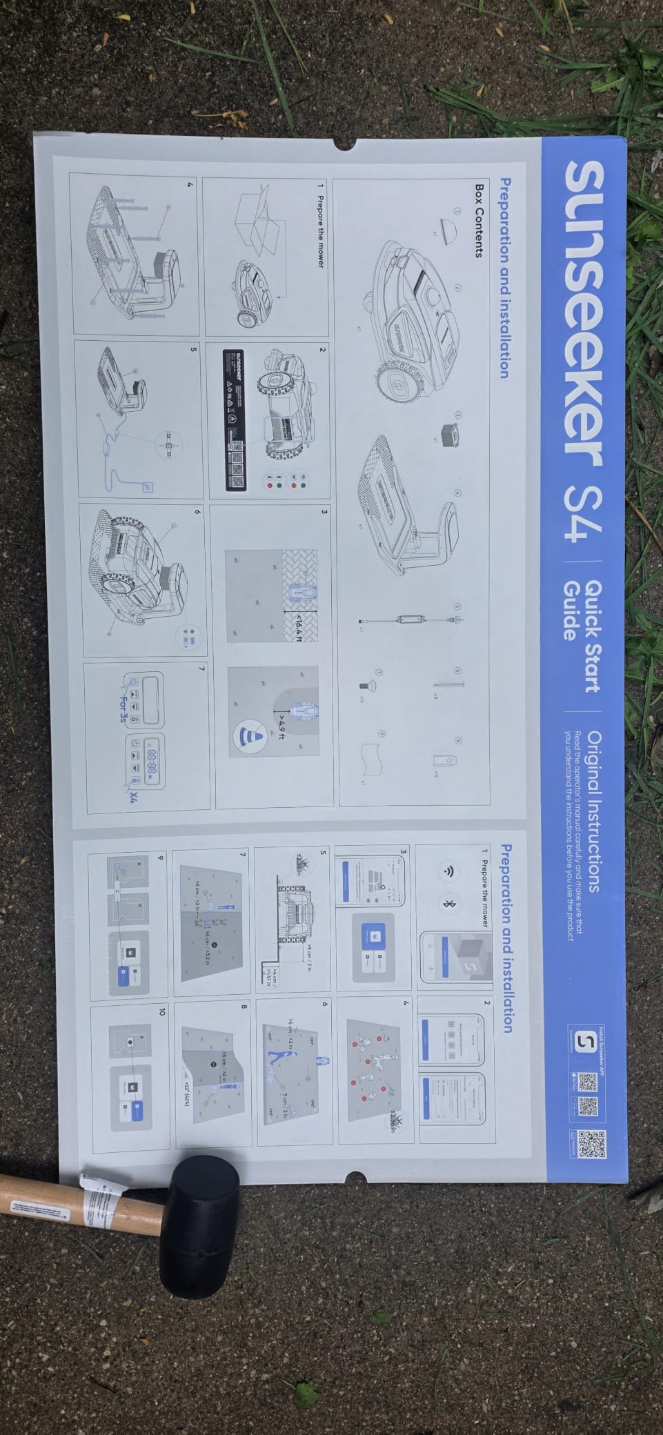 Sunseeker S4 Robot Lawn Mower, 3D LiDAR, Vision AI, 0.25 Acre, Wire-Free customer photo 2