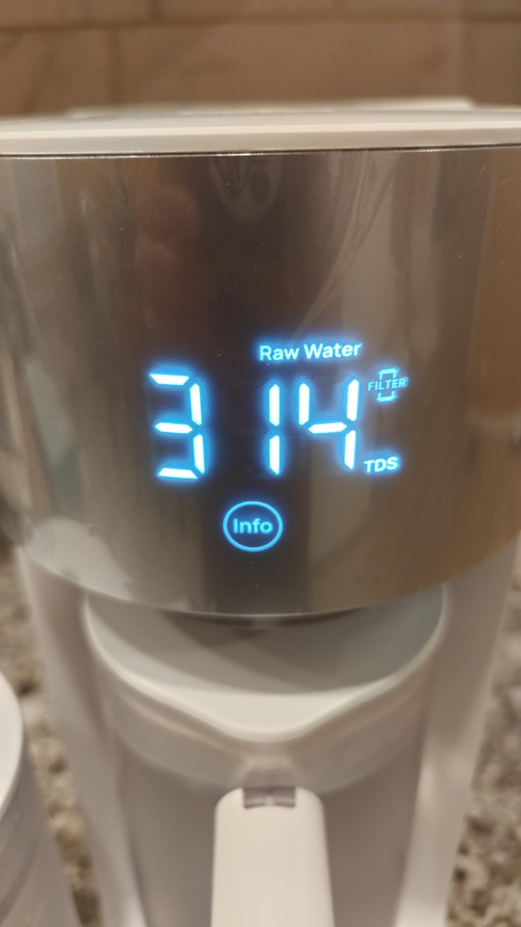 DREO Reverse Osmosis Water Filter Countertop, RO Filtration System, 3:1 Pure to Drain, TDS & Filter Life & 2 Autofill Pitchers, Install-Free, Self-Cleaning Water Purifier, RO Water Filter customer photo 1