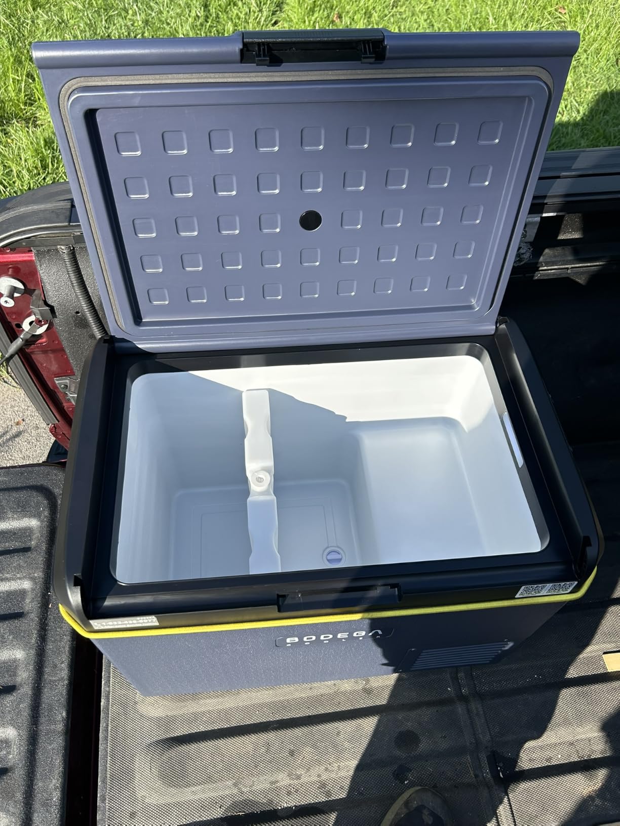 BODEGA COOLER Car Refrigerator Dual Zone,79QT Portable Freezer -4°F to 68°F, 12V Electric Cooler with Wheels & Handle, Ultra-Quiet ≤31dB, Fast Cooling for Camping, RV, Van Life & Road Trips customer photo 2