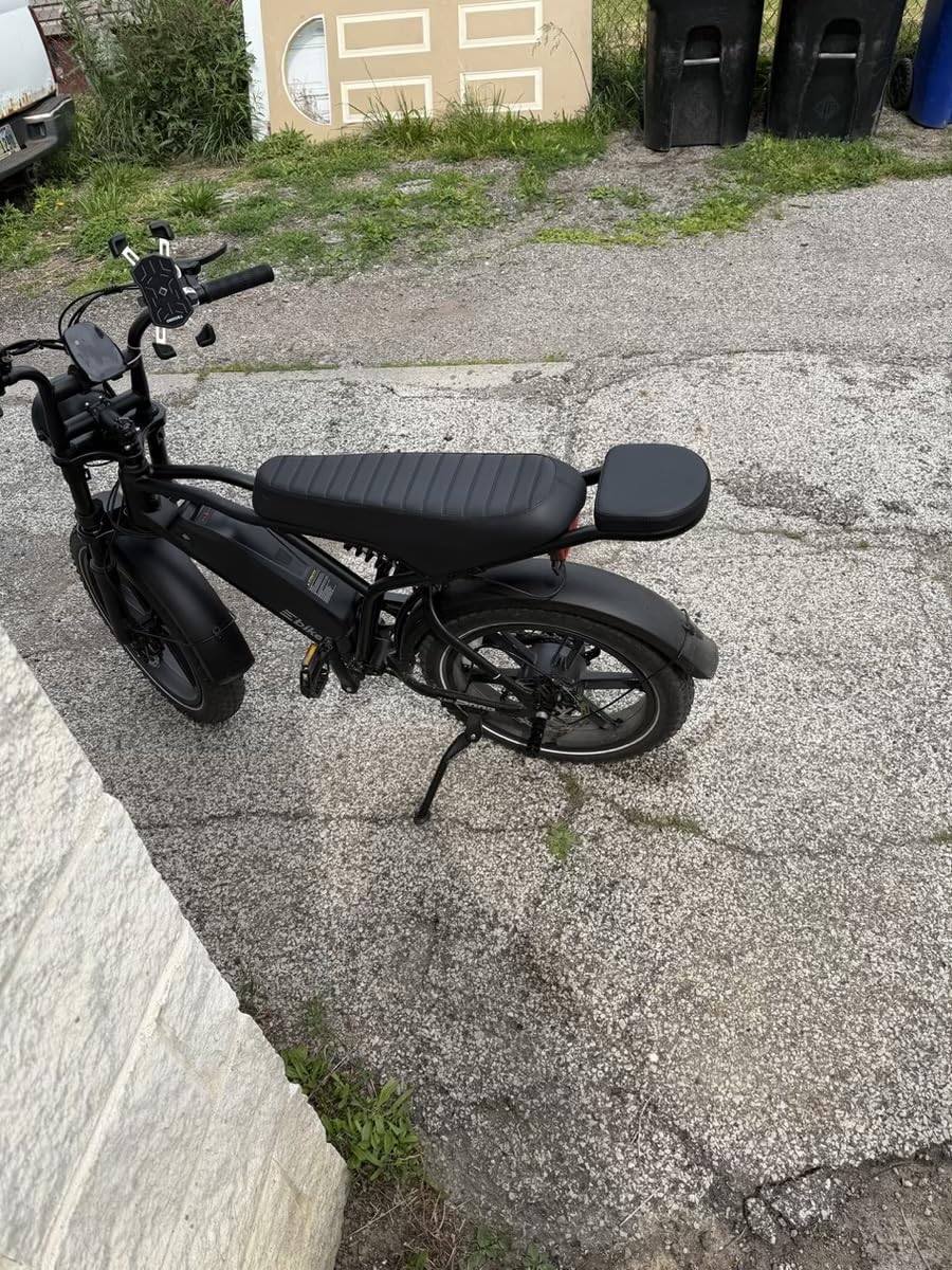 TST Electric Bike for Adults, 48V 15Ah Battery for Urban Cycling, Fat Tire customer photo 1