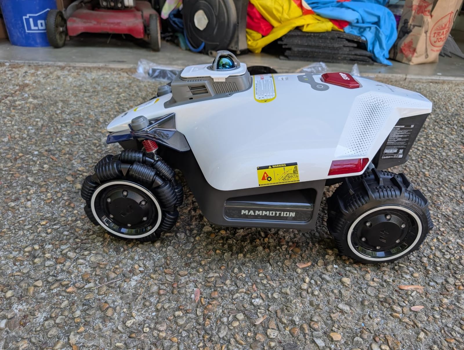 Mammotion LUBA 3 AWD 3000H Robot Lawn Mower for 0.75 Acre, 360° LiDAR+NetRTK+AI Vision Tri-Fusion Positioning, All-Wheel-Drive for 80% Slopes, 30 Multi-Zone Management, Cutting Height 2.2