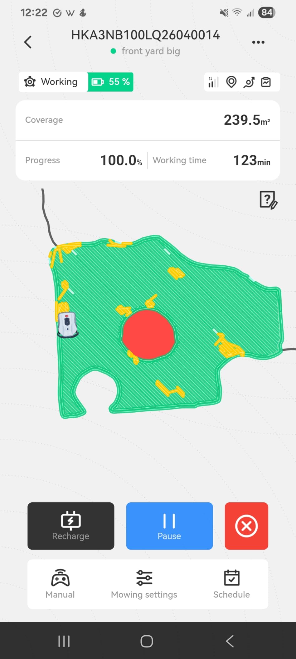Neomow X2 Pro Auto-Mapping Robot Lawn Mower, Perimeter Wire Free for 1.5 Acres, 360° 3D LiDAR + Triple Vision AI Obstacle Avoidance, No RTK Antenna, IPX6, 4G App Control, GPS Anti-Theft, 17.5Ah customer photo 2