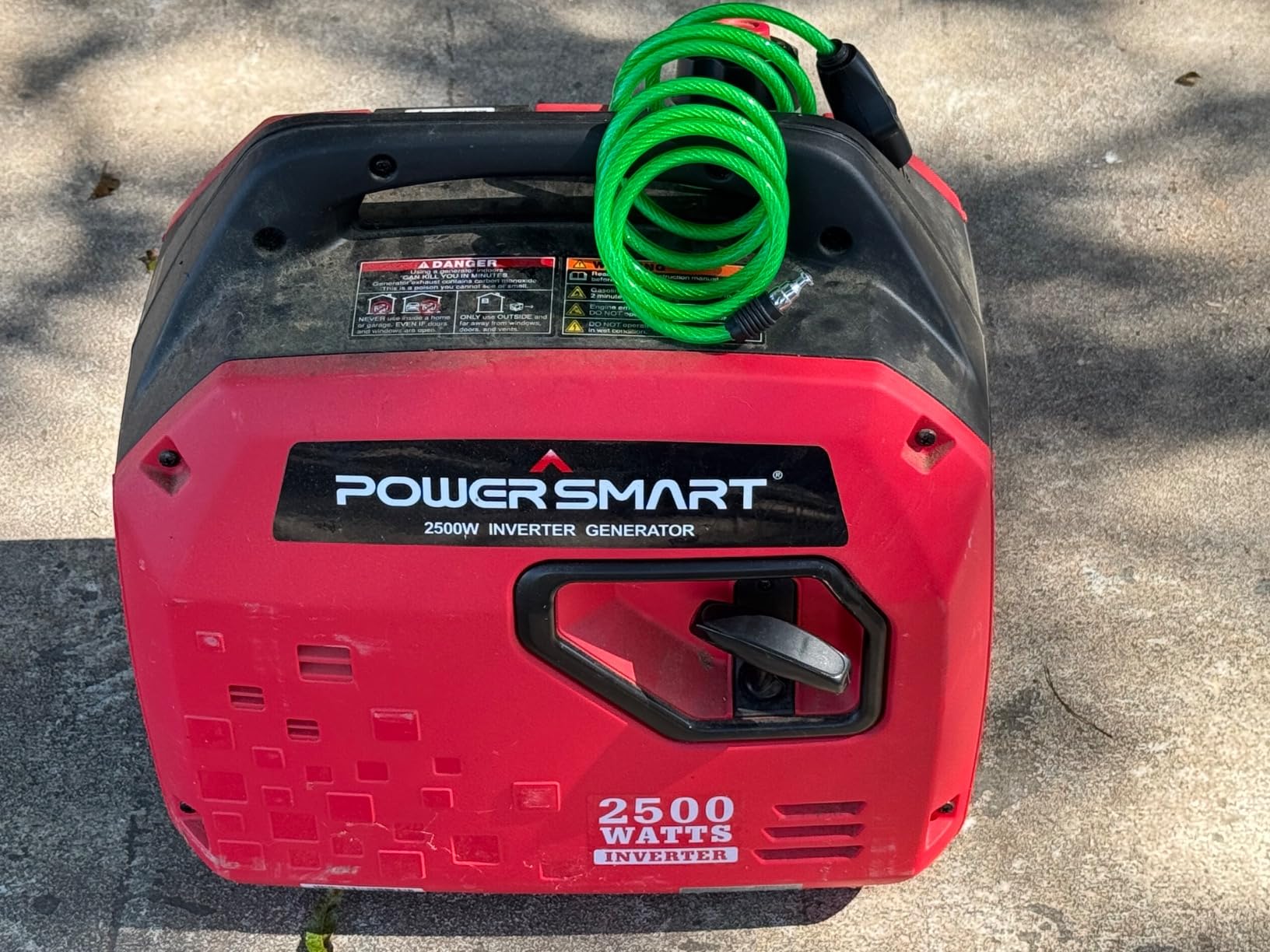 PowerSmart 4800W Inverter Generator,Parallel Ready&Electric Start Super Quite Gas Powered,RV Ready with 30A Outlet, EPA & CARB Compliant for Home Backup, Camping,Portable Power Station customer photo 2