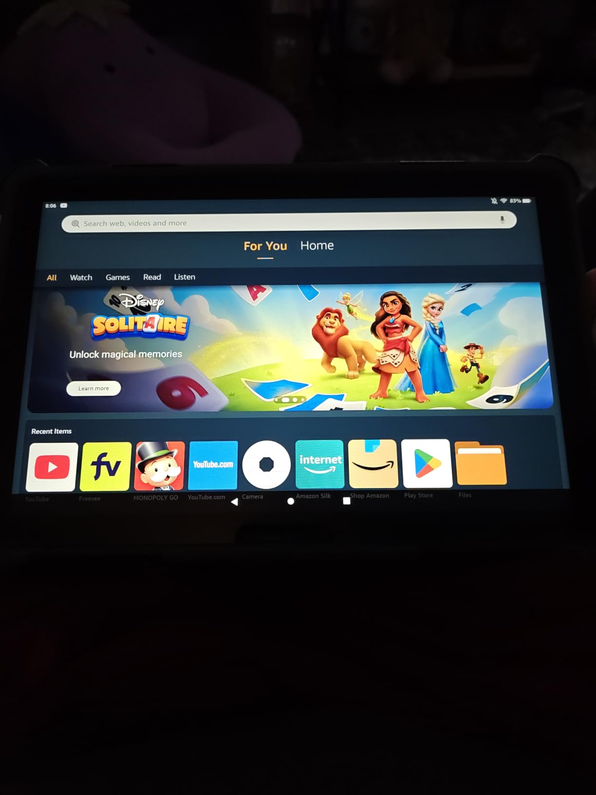Amazon Fire HD 10 tablet, built for relaxation, 10.1