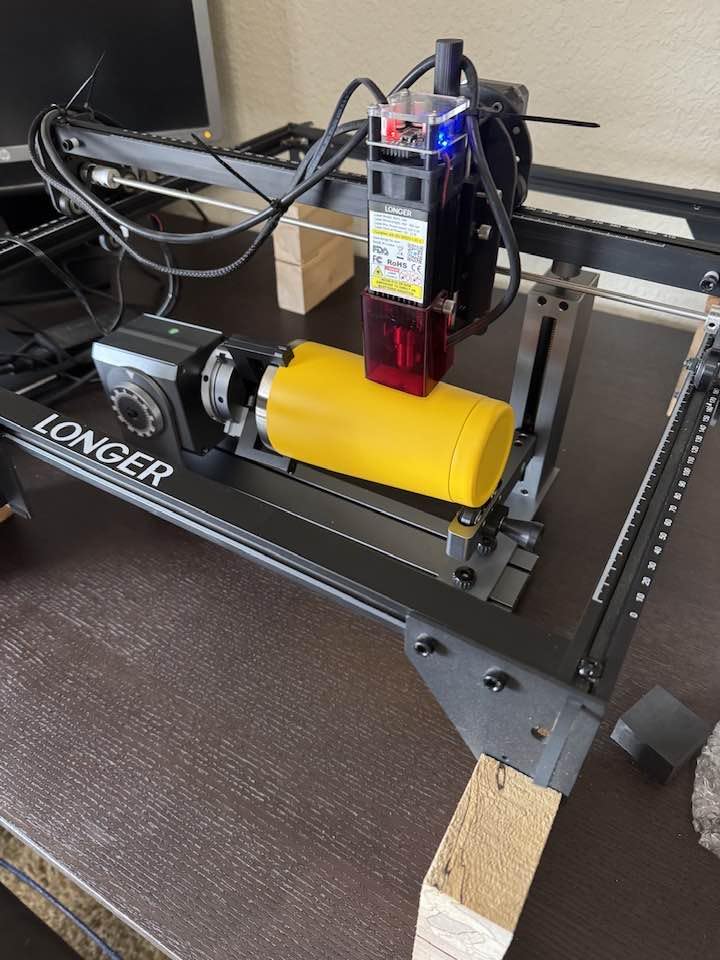 Longer Ray5 20W Laser Engraver with Air Assist Kit,Multifunctional Rotary Roller Kit,DIY CNC Laser Cutter Tool for Metal Glass Wood,Engraving Speed to 24,000 mm/min customer photo 2