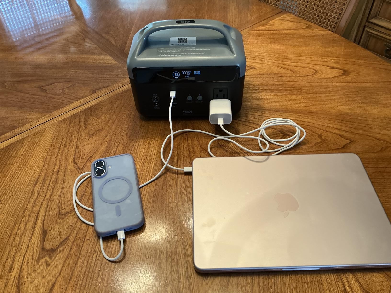 Solar Generator with Panels Included, Portable Power Station 1200W Peak customer photo 1