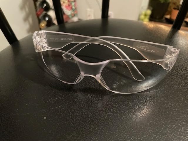 BISON LIFE Clear Safety Glasses for Men & Women, ANSI Z87.1 Certified, 6 Pk customer photo 1