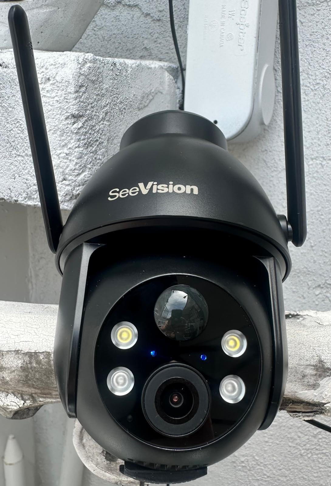 SeeVision 4G LTE Cellular Security Camera, No WiFi with Built in SIM Card, Solar Security Cameras Wireless Outdoor Featuring 3MP 2K HD, PIR Motion Detection, Color Night Vision, 2-Way Talk customer photo 2