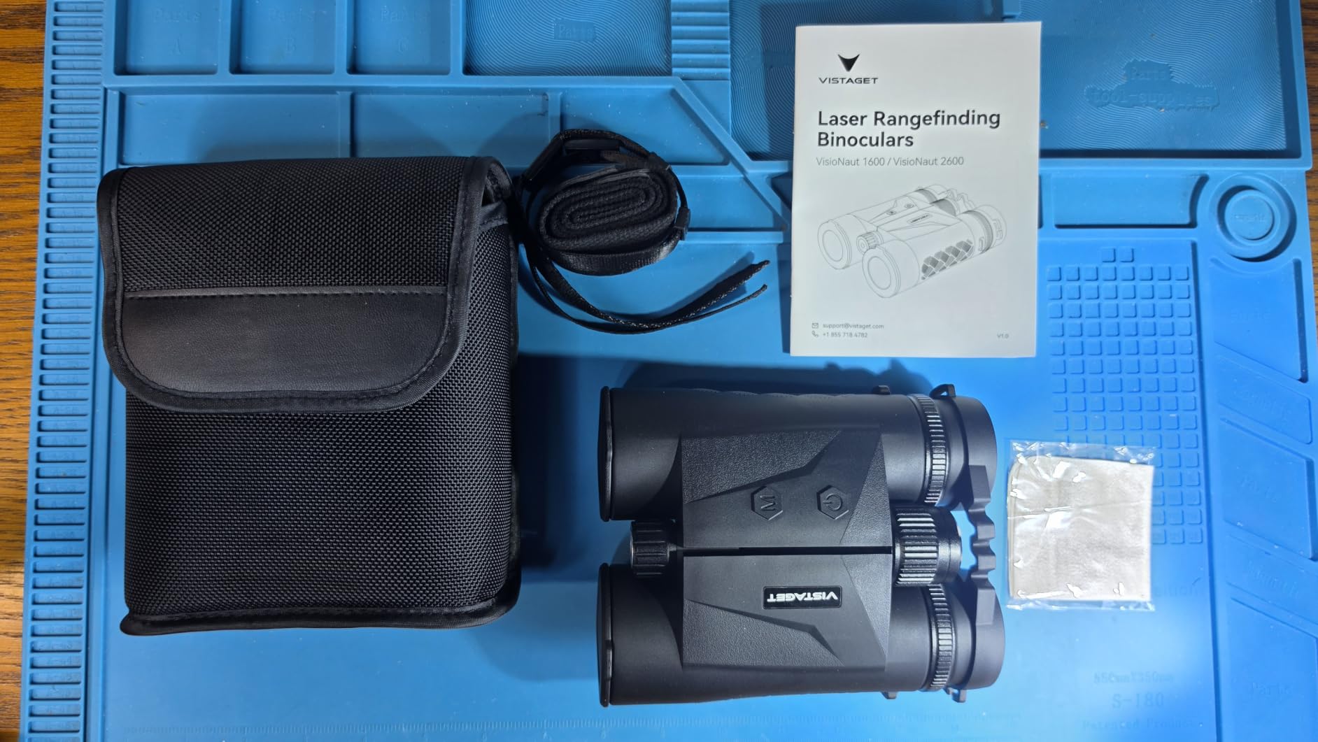 Binoculars 10x42 Multi-Coated Bak-4 Laser Rangefinder 1600 Yards customer photo 2