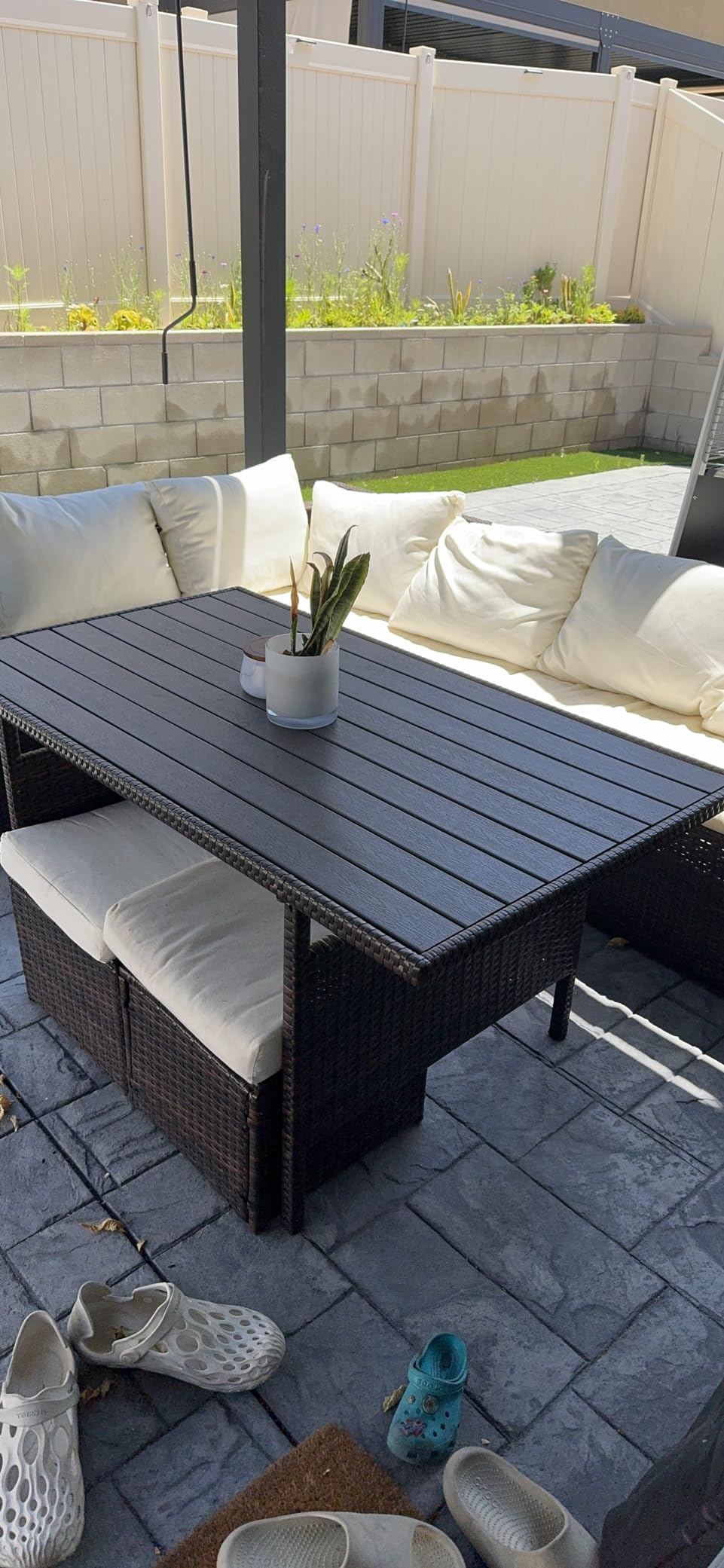 Wisteria Lane 7 Piece Patio Furniture Set, Patio Sectional for All Weather customer photo 2
