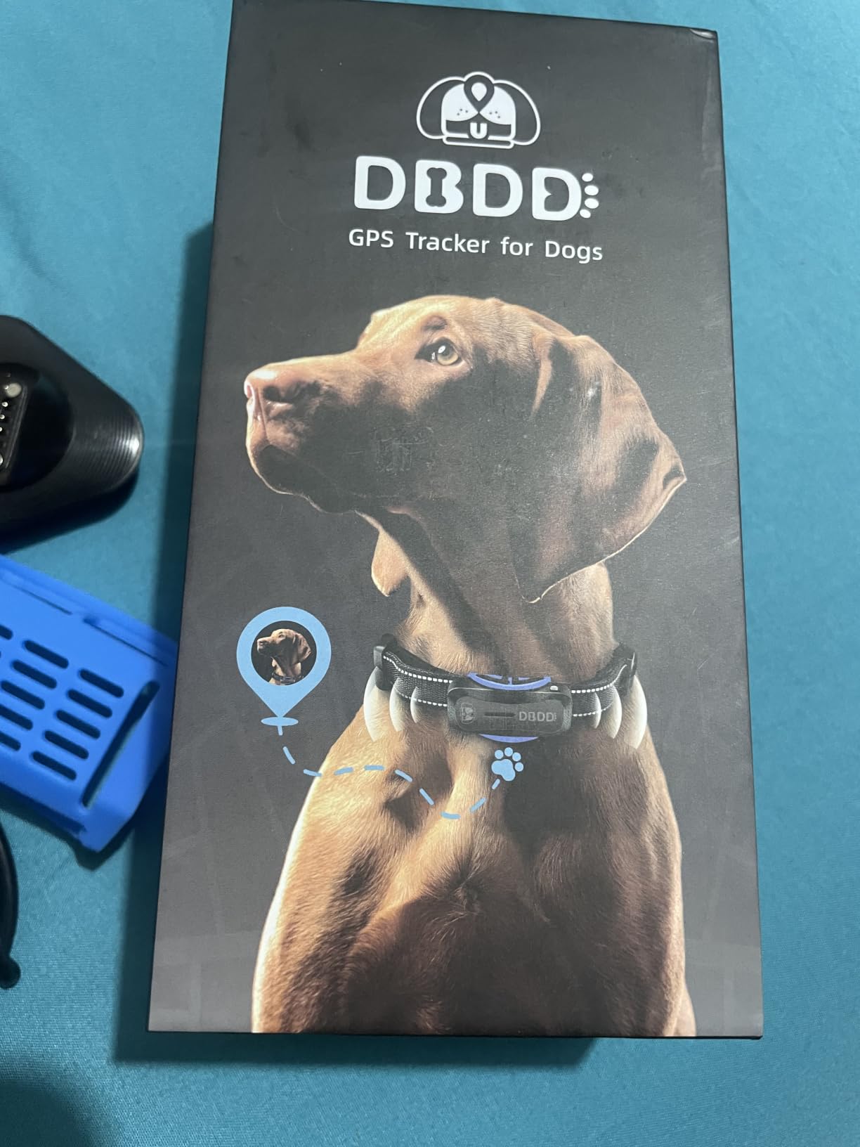 DBDD GPS Dog Tracker with Subscription,Virtual Fence&Health Monitor,IP67,BK customer photo 1