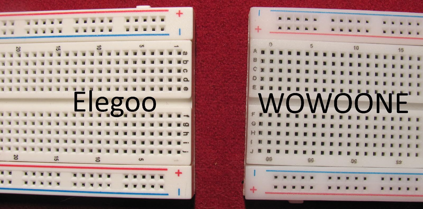 Breadboard Kit 830 + 400 + 6×170 Point Solderless Prototyping Boards, 120Pcs 20cm Dupont Jumper Wires M-M M-F F-F for Arduino Raspberry Pi ESP32 Electronics Projects customer photo 2