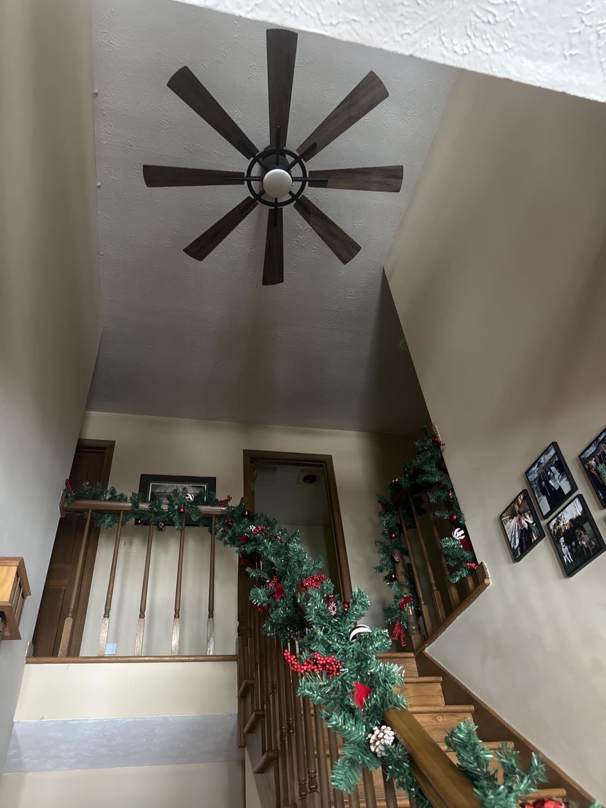 120 Inch Ceiling Fans Without Light, Large Industrial Fan, 6-Blade DC Motor customer photo 1