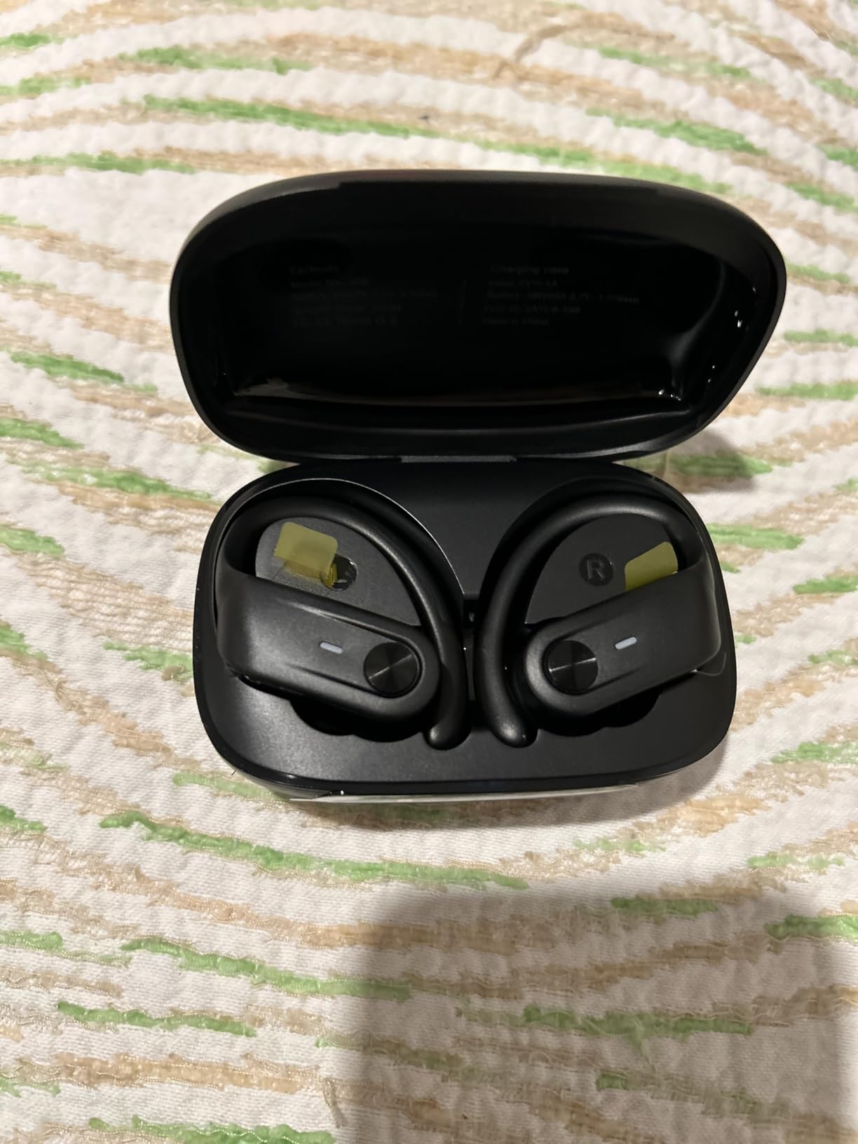 TAGRY Hybrid Active Noise Cancelling Wireless Ear Buds 80 Hrs Playtime Hi-Res Stereo Quality Bluetooth Earbuds with Transparency Mode Headphones Bluetooth Earhooks ANC Earphones for Work customer photo 2