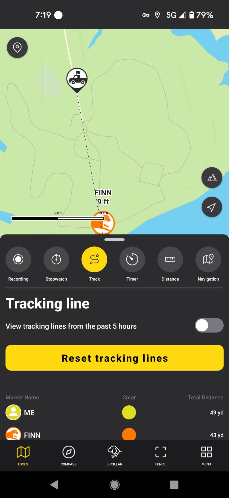 Dogtra PATHFINDER2 Compass Live GPS Dog Tracking & Training System - 9-Mile Range E-Collar Handheld with No Subscription, Offline Maps, GPS Fence, Expandable up to 21 Dogs, for Dogs 35+ lbs customer photo 2