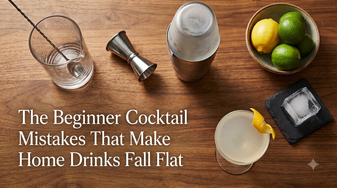 The Beginner Cocktail Mistakes That Make Home Drinks Fall Flat