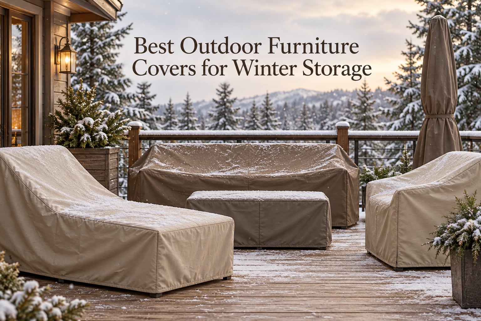 Best Outdoor Furniture Covers for Winter Storage