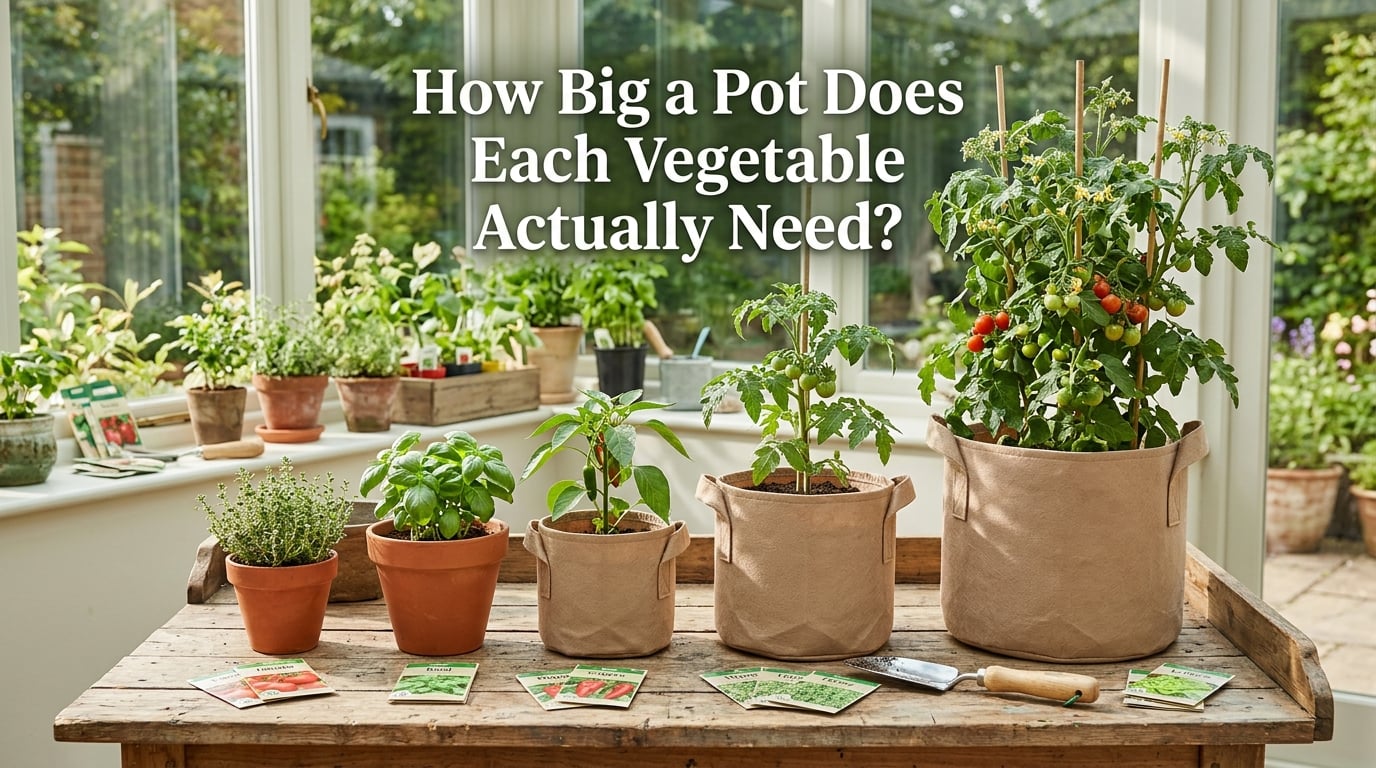 How Big a Pot Does Each Vegetable Actually Need?