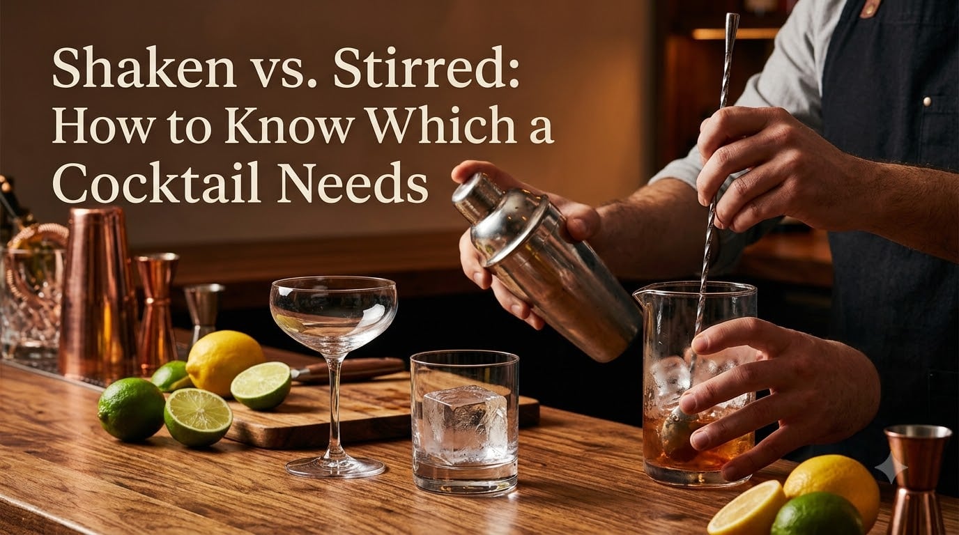 Shaken vs. Stirred: How to Know Which a Cocktail Needs
